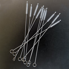 Stainless Steel Straw Cleaning Brush Soft Bristles
