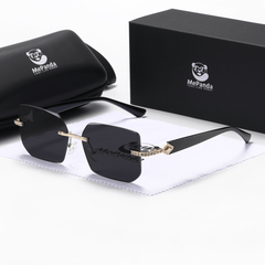MePanda Rimless Square Sunglasses - Unisex