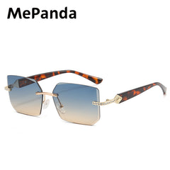 MePanda Rimless Square Sunglasses - Unisex