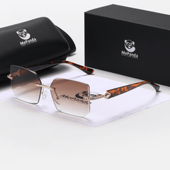 MePanda Rimless Square Sunglasses - Unisex