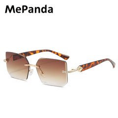 MePanda Rimless Square Sunglasses - Unisex