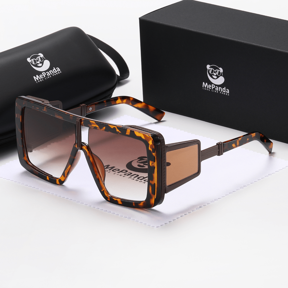 MePanda Vintage Square Frame Sunglasses