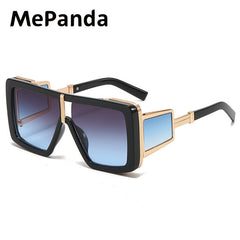 MePanda Vintage Square Frame Sunglasses