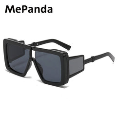 MePanda Vintage Square Frame Sunglasses