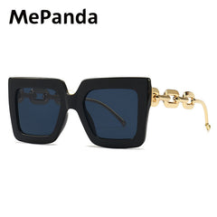 MePanda Large Frame Sunglasses Unisex Vintage Style