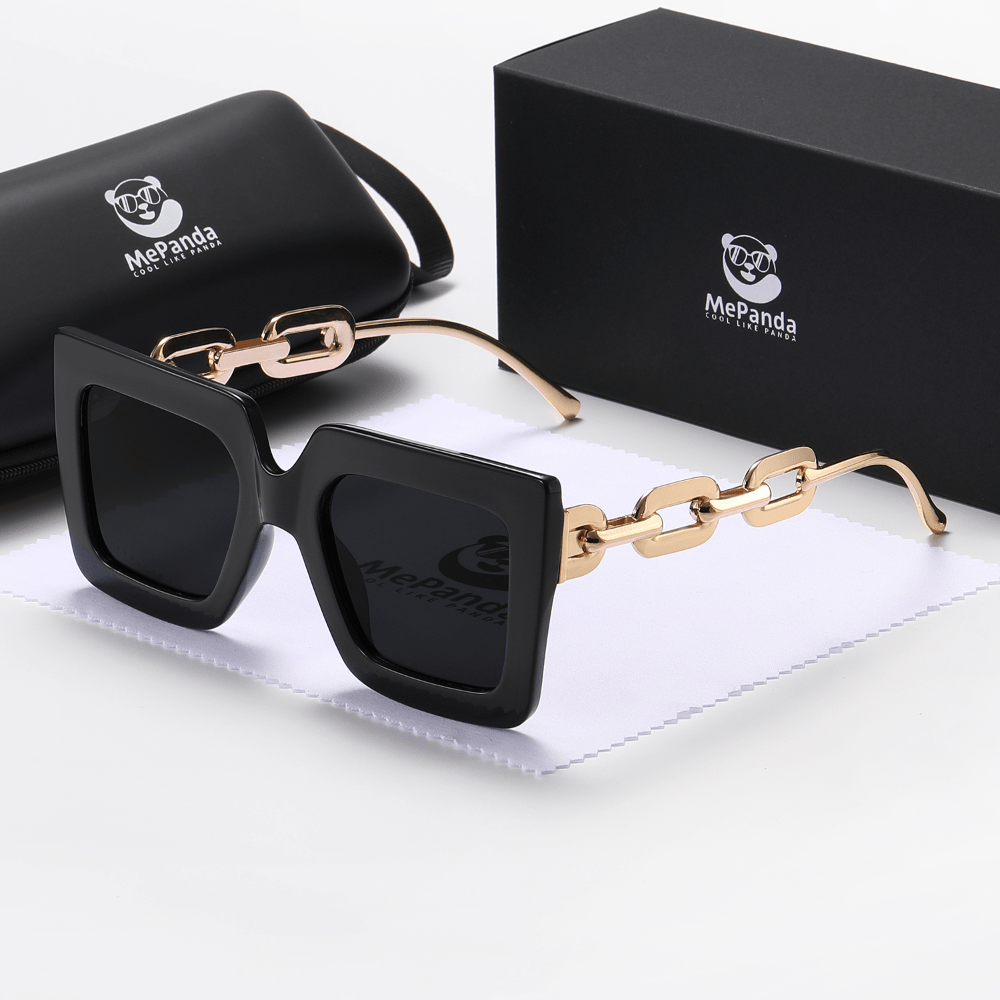 MePanda Large Frame Sunglasses Unisex Vintage Style