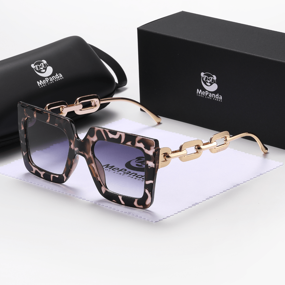 MePanda Large Frame Sunglasses Unisex Vintage Style