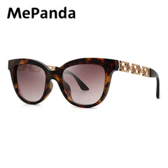 MePanda Vintage Temple Square Sunglasses