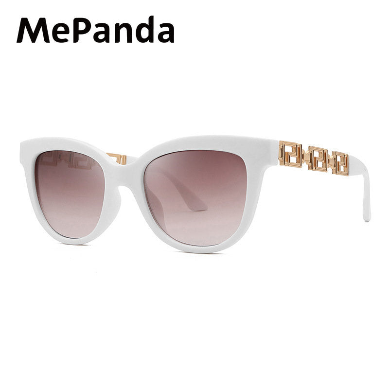 MePanda Vintage Temple Square Sunglasses