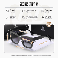 MePanda Square Unisex Sunglasses