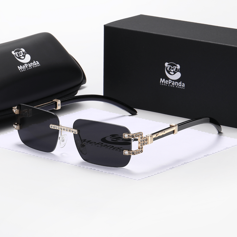 MePanda Rimless Sunglasses Metal Outdoor Unisex