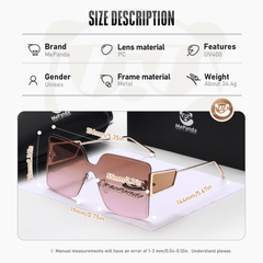 MePanda One Lens Unisex Novelty Sunglasses UV Protection
