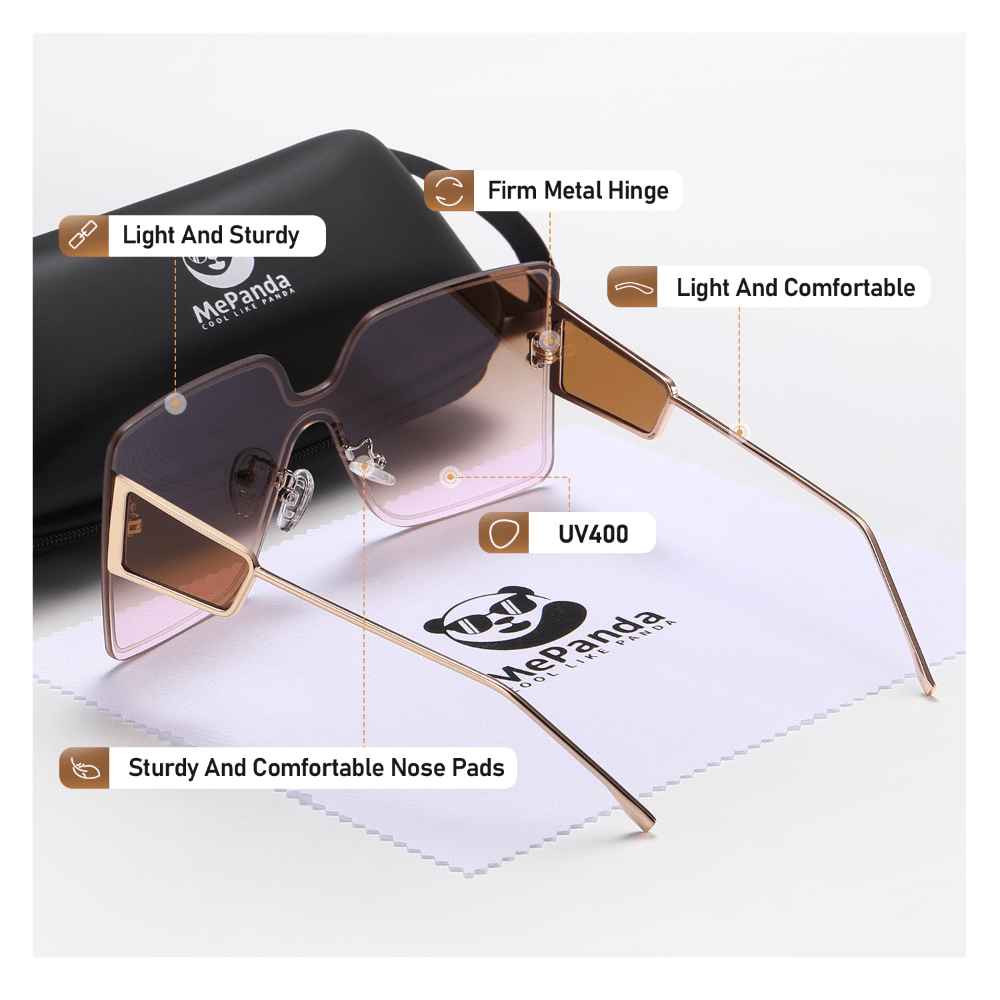 MePanda One Lens Unisex Novelty Sunglasses UV Protection