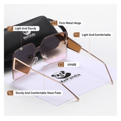 MePanda One Lens Unisex Novelty Sunglasses UV Protection