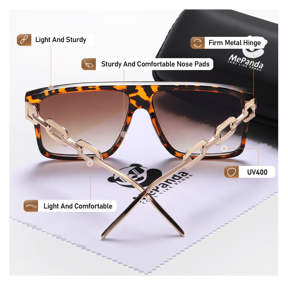 MePanda Square Frame Vintage Sunglasses Unisex Party Sunglasses
