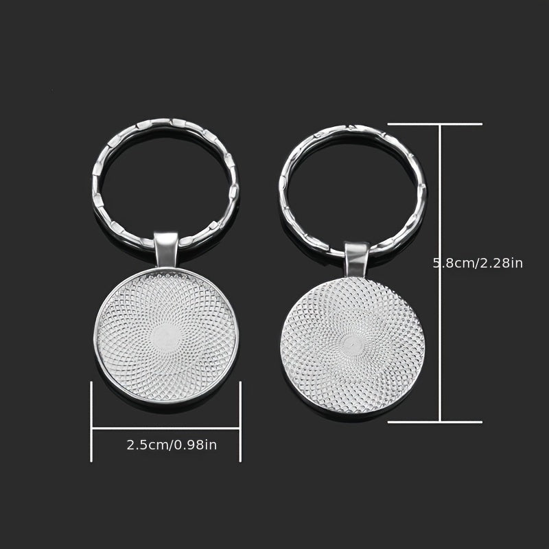 Vintage Zodiac Keychain Lucky Bag Keyring Purse Charm