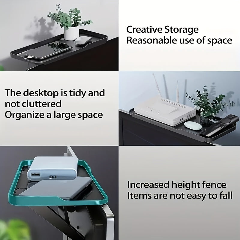 Adjustable TV Screen Top Storage Shelf