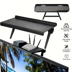Adjustable TV Screen Top Storage Shelf
