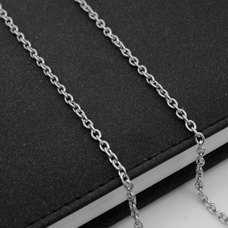 Stainless Steel Men's Necklace Titanium Steel Chain Cross Chain Accessories