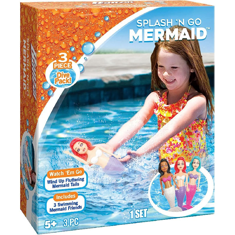 4pcs Mermaid Water Pool Toy Diving Set