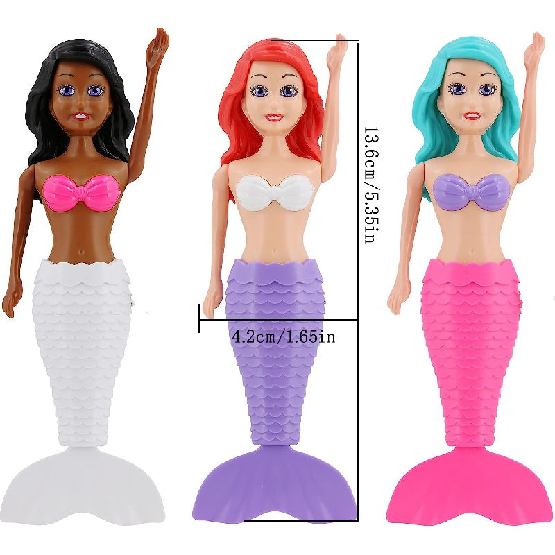 4pcs Mermaid Water Pool Toy Diving Set
