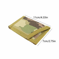 Camouflage Canvas Kids Coin Purse Outdoor Sports Wallet