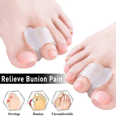 Soft Gel Toe Separators for Overlapping Toes Bunions - 2pcs/10pcs