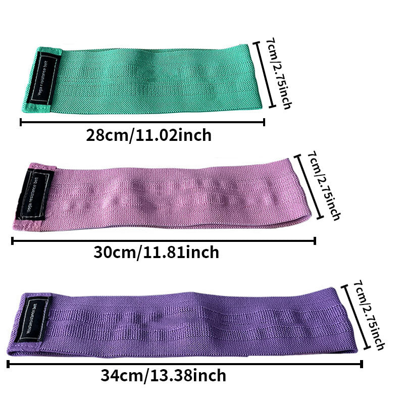 Stretchy Squat Elastic Resistance Bands Yoga Exercise Fitness