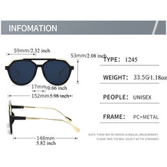 Men's Vintage Square Sunglasses UV400