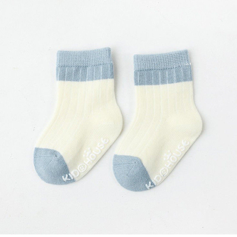 8 Pairs Baby Girls Non-Slip Socks Breathable Winter Toddler Children's Socks