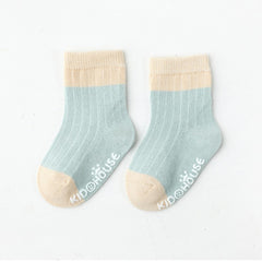 8 Pairs Baby Girls Non-Slip Socks Breathable Winter Toddler Children's Socks