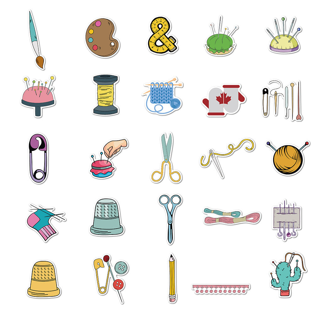 50pcs Waterproof Vinyl Stickers for Water Bottle Laptop Phone Luggage