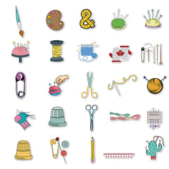 50pcs Waterproof Vinyl Stickers for Water Bottle Laptop Phone Luggage