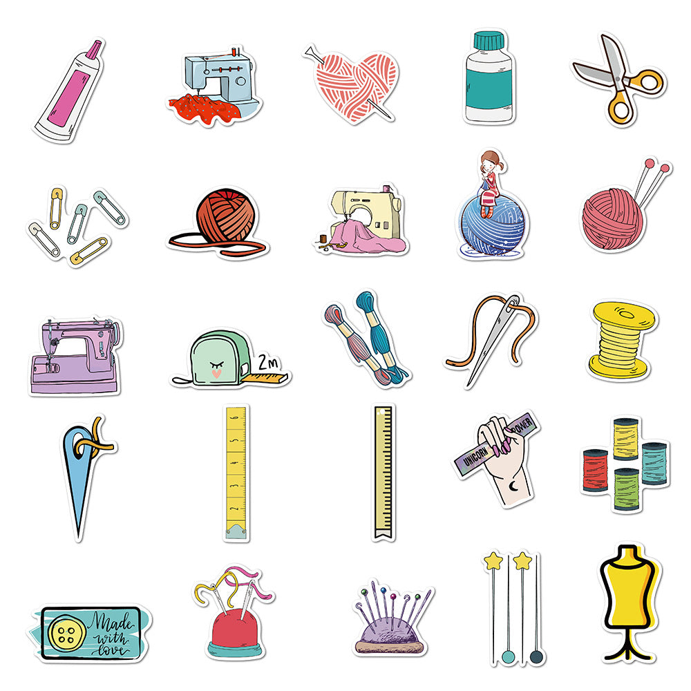 50pcs Waterproof Vinyl Stickers for Water Bottle Laptop Phone Luggage