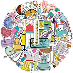 50pcs Waterproof Vinyl Stickers for Water Bottle Laptop Phone Luggage