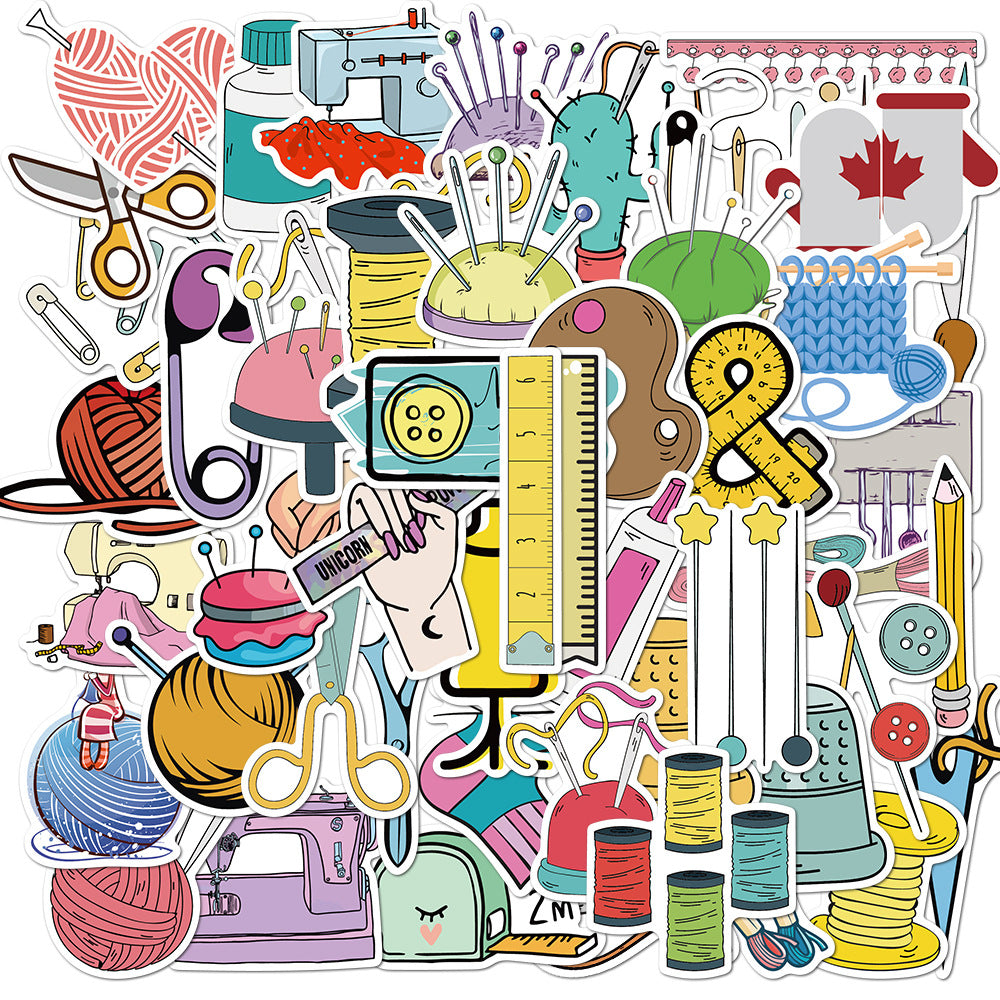 50pcs Waterproof Vinyl Stickers for Water Bottle Laptop Phone Luggage