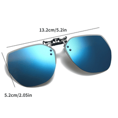 Men's Clip on Polarized Flip Up Sunglasses for Driving