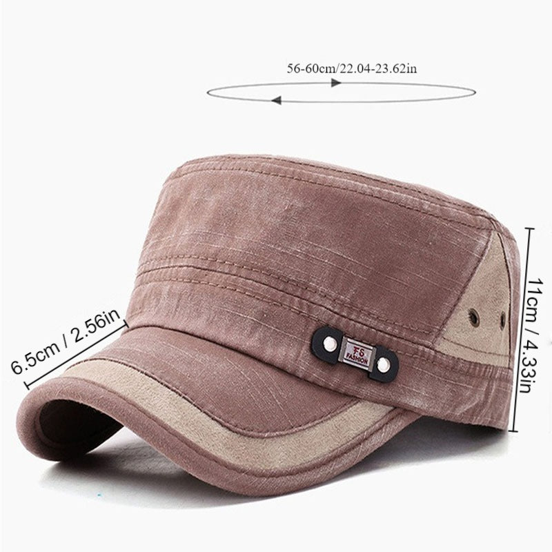 Adjustable Summer Casual Mens Peaked Cap for Outdoor Camping Sport