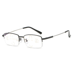 Men's Photochromic Glasses Memory Titanium Frame Anti Light 4 in 1