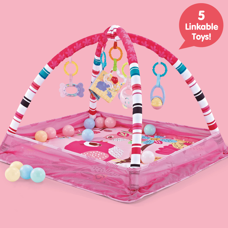 Baby Fitness Frame Crawling Game Pad Educational Mat
