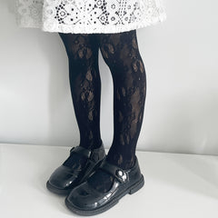 Girls Mesh Lace Pantyhose for Party Performance