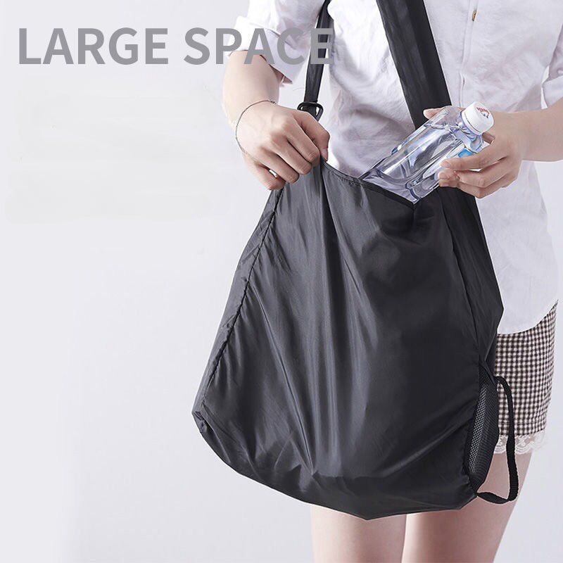 Portable Reusable Shopping Bag Folding Storage Single Shoulder Pack
