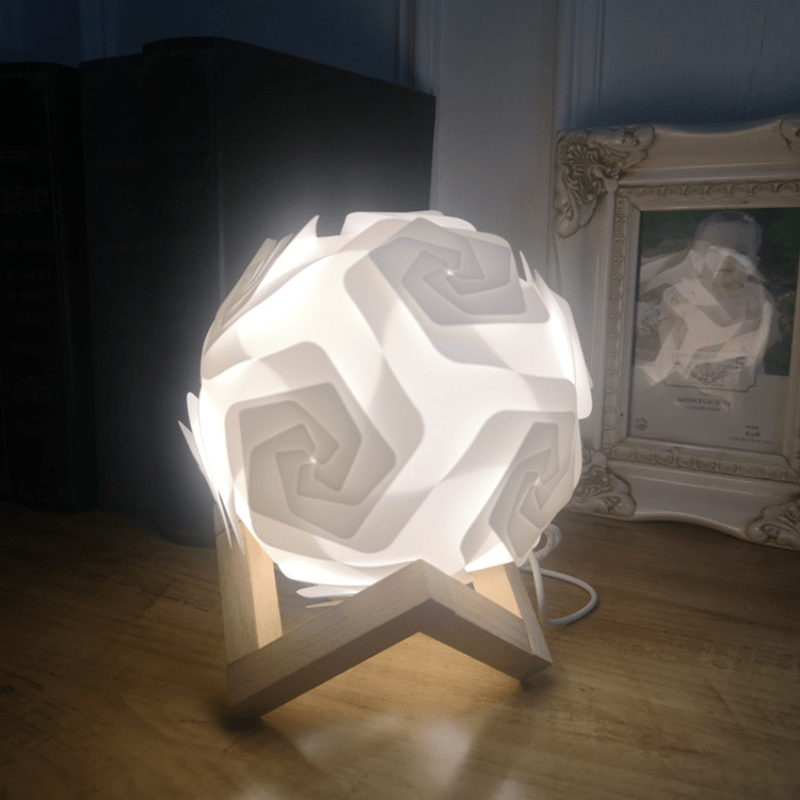Nordic Moon Lamp Bedside LED Night Light USB Decor Bedroom Table Lamp