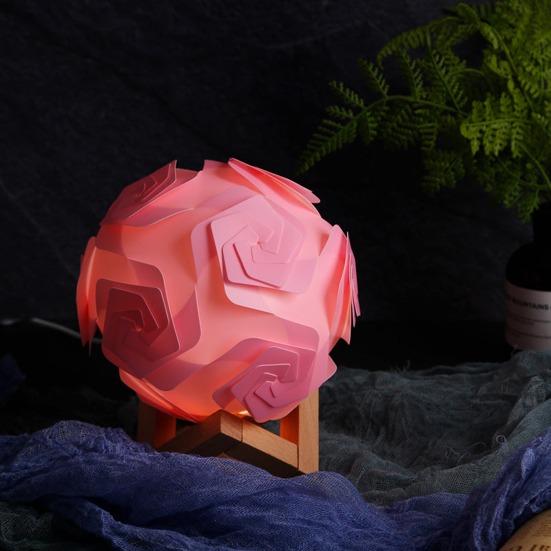 Nordic Moon Lamp Bedside LED Night Light USB Decor Bedroom Table Lamp