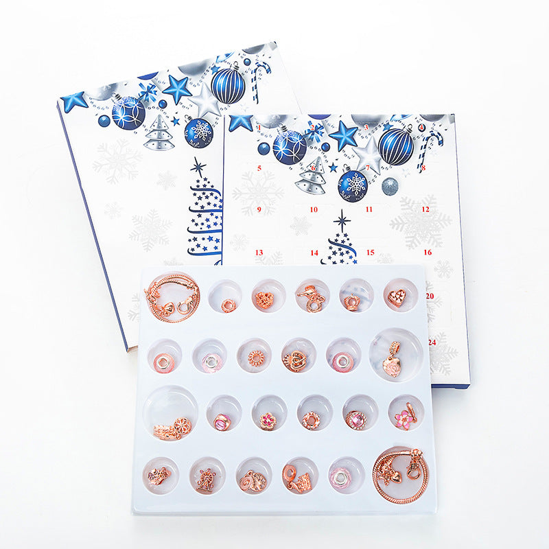 DIY Christmas Surprise Bracelet Making Set Snowflake Bell Bracelet Bead