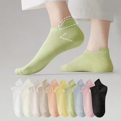 10 Pairs Lightweight Women's Ankle Socks & All-match Stockings