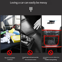 Car Net Pocket Storage Hanging Bag Seat Back Organizer