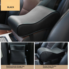 Car Armrest Box Pad Memory Cotton Heightening Central Pad Universal Leather Pad
