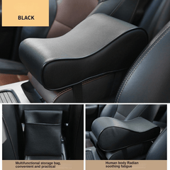 Car Armrest Box Pad Memory Cotton Heightening Central Pad Universal Leather Pad