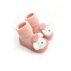 Baby Girls Kids Thickened Warm Socks Floor Shoes For Infants